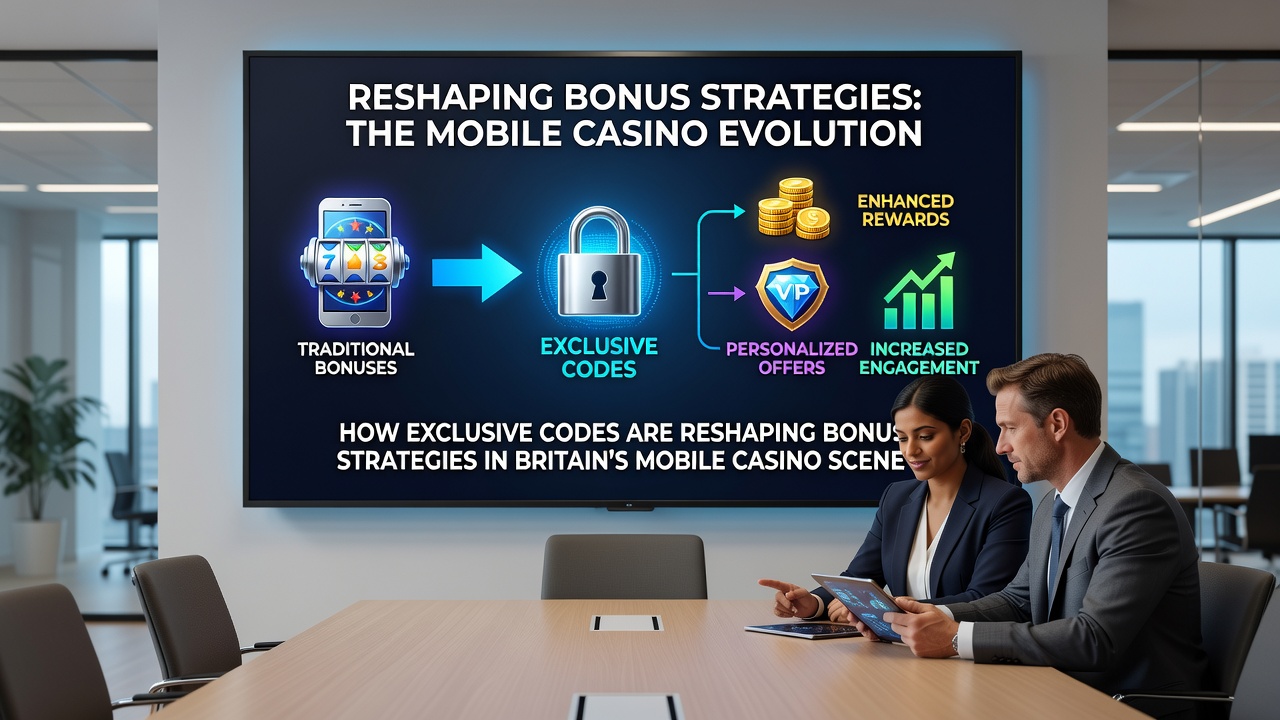 Close-up of bonus code redemption screen on a tablet device in a casino app