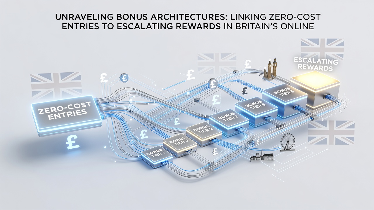 Flowchart showing how no-deposit spins transition into deposit matches and loyalty rewards on mobile slot interfaces
